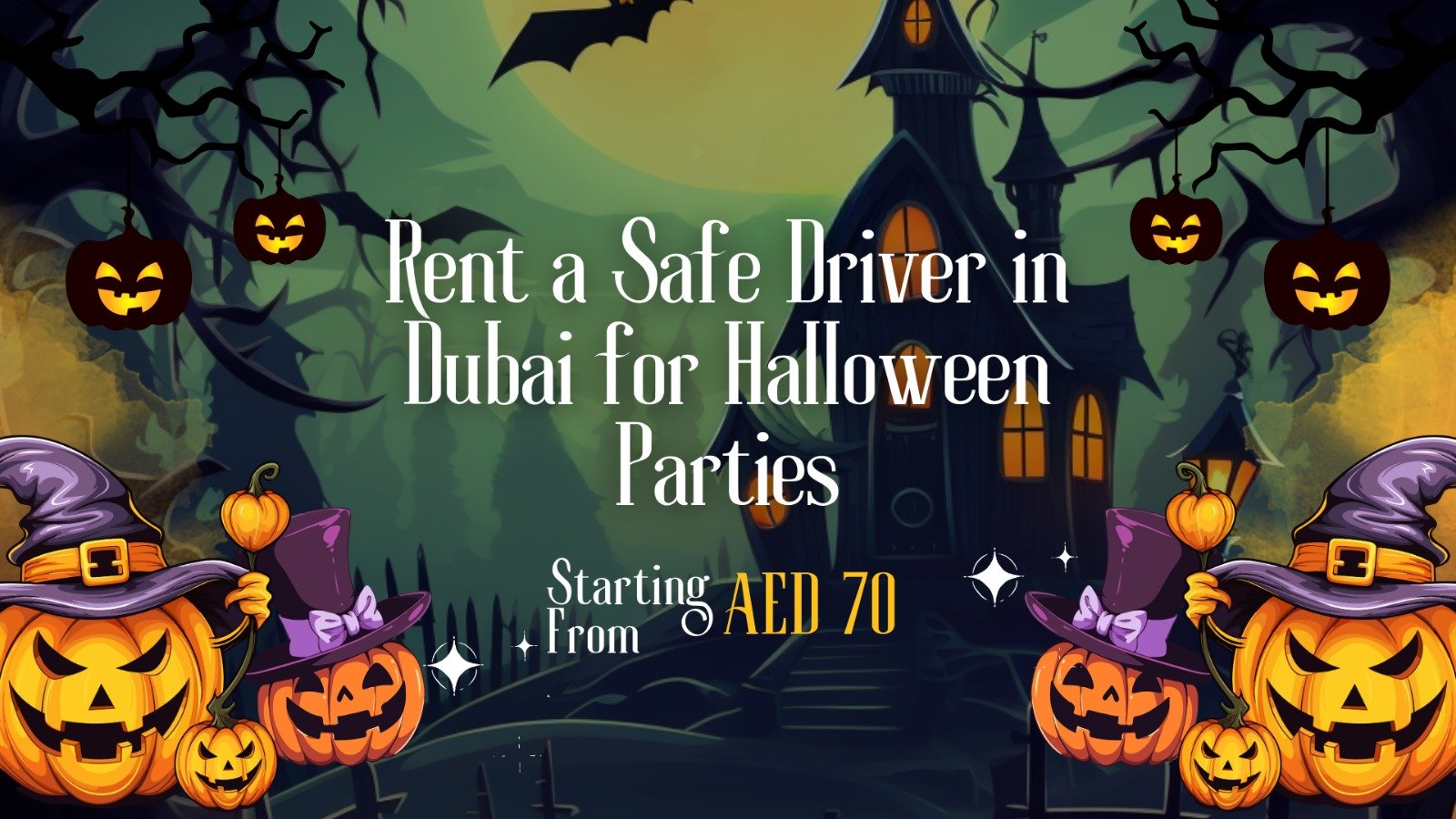 Rent a Safe Driver in Dubai for Halloween Parties